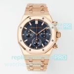APS Super Replica Audemars Piguet Royal Oak 26240 Blue Dial Rose Gold  41mm Watch 